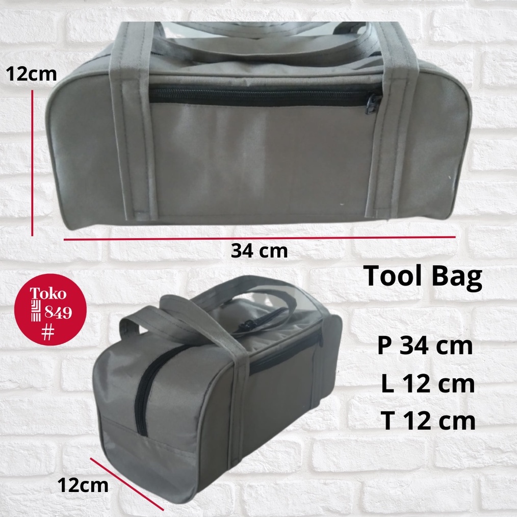 Tool bag tas perlengkapan alat tukang kunci pas mobil motor tas perkakas serbaguna penyimpanan alat 