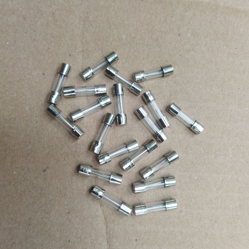 3pcs Sekring Kecil 5mm X 20mm | Sekring Kaca Kecil