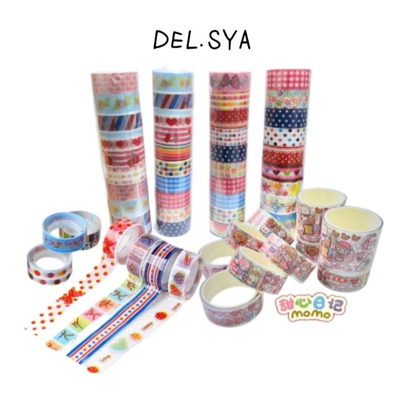 

Selotip Warna Sticker Roll Isolasi Solasi Karakter 1pc
