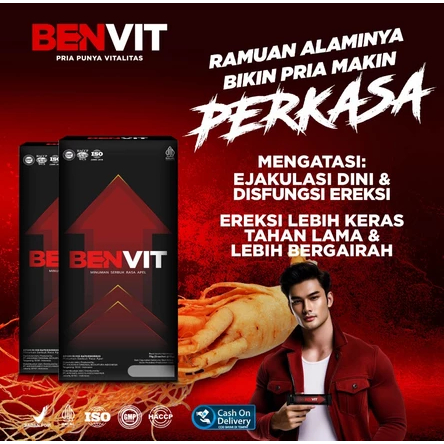 BENVIT Minuman suplemen herbal untuk meningkatkan stamina pria