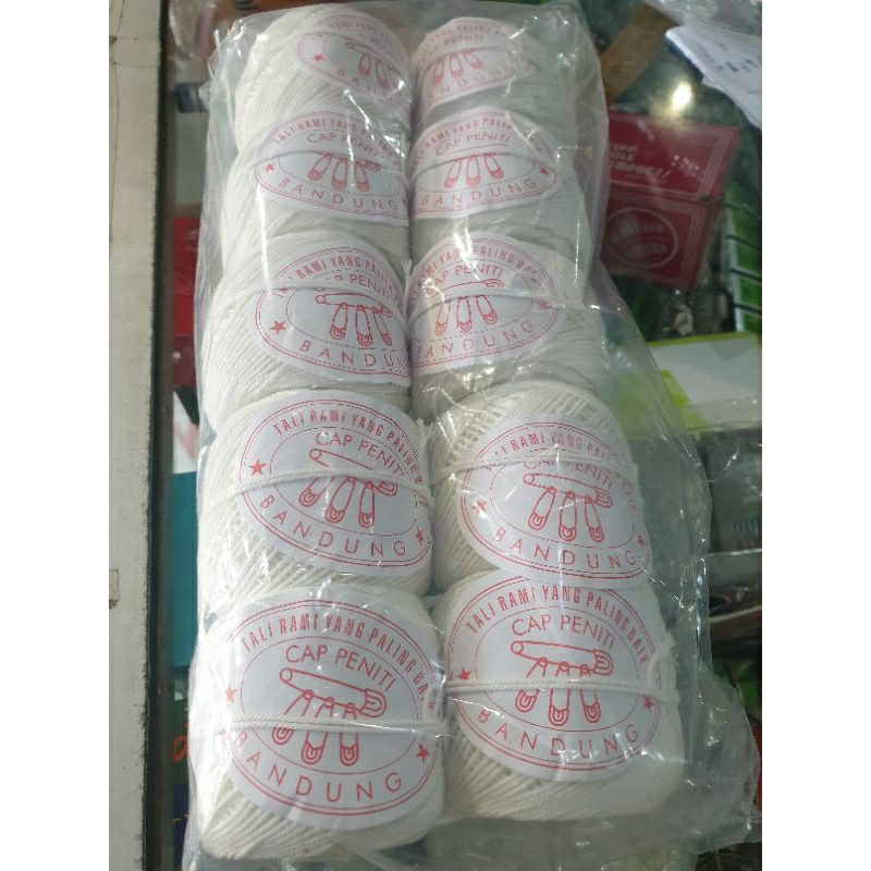 benang kasur tali rami ukuran sedang peniti