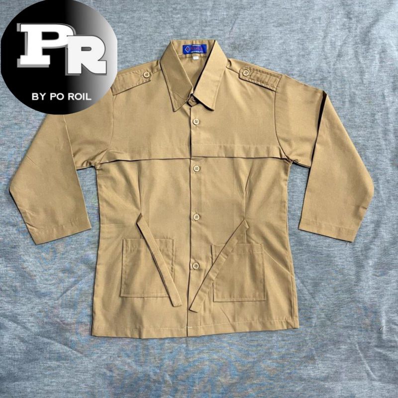 Baju Pramuka Panjang Penggalang Perempuan Kantong Bawah SD/MI