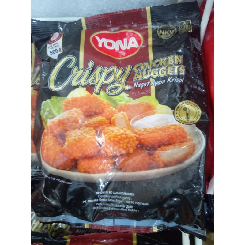 

chicken nugget YONA crispy 250g.