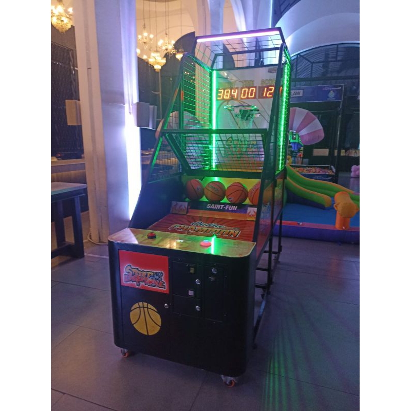 Sewa Mesin Arcade basketball machine