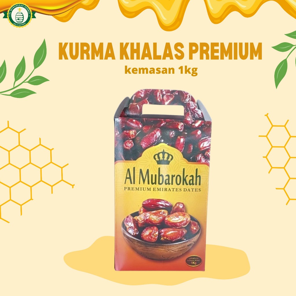 

AL MUBAROKAH - Kurma Khallas Saad Al Mubarokah Kemasan 1 kg