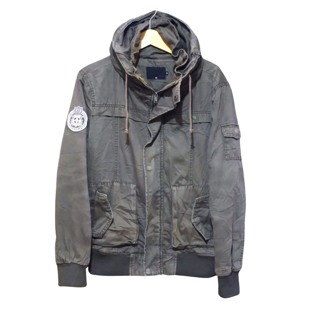 UGIZ Military Jacket Denim Bomber