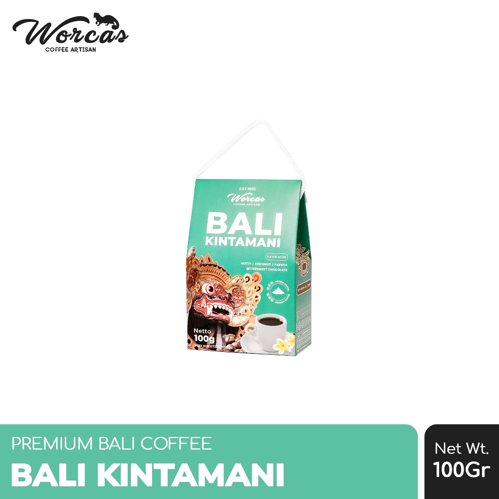 

WORCAS Bali Kintamani 100gr Arabica Coffee