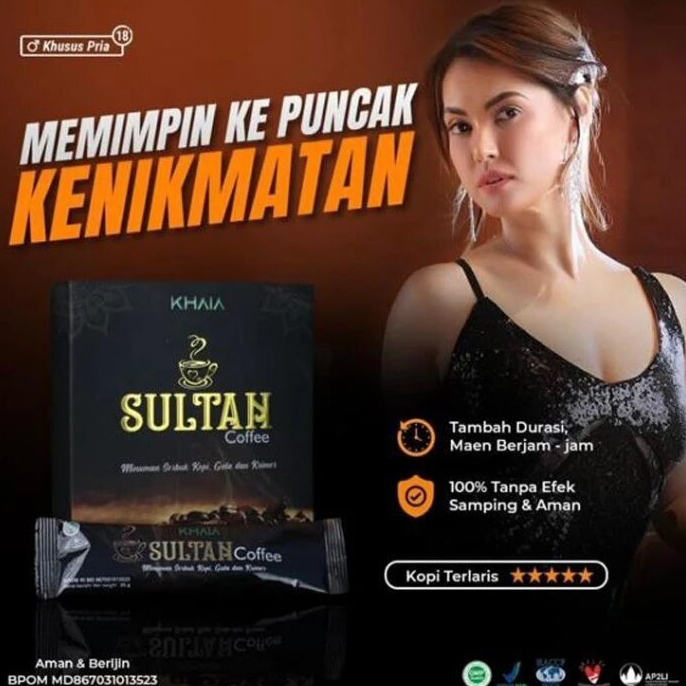 

Kopi Stamina Pria Wanita KHAIA SULTAN COFFEE | Kopi Pria Tahan Lama