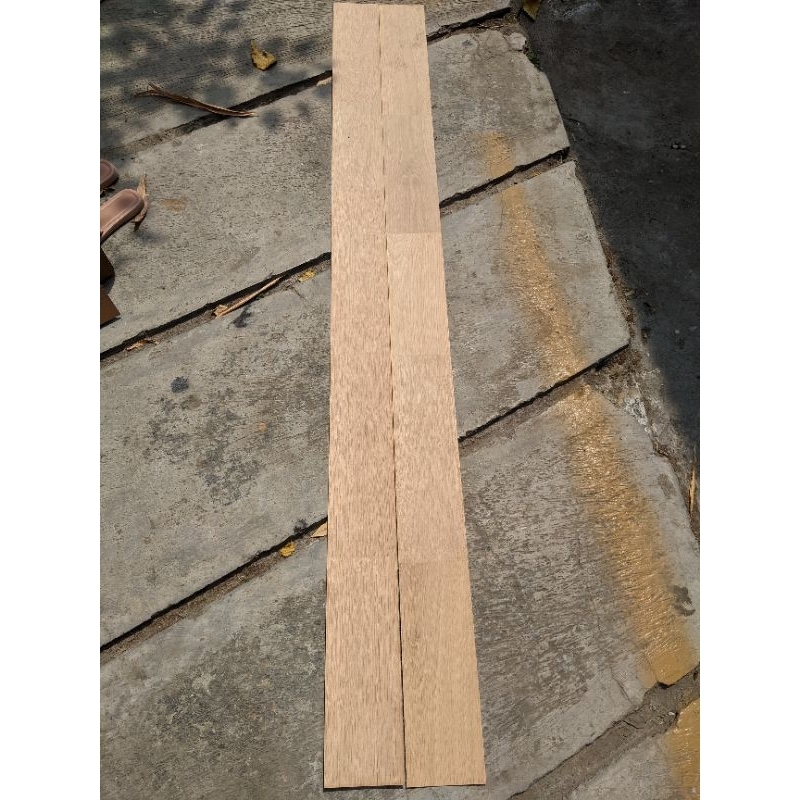 veneer kayu oak 2mm x 12 x 184cm