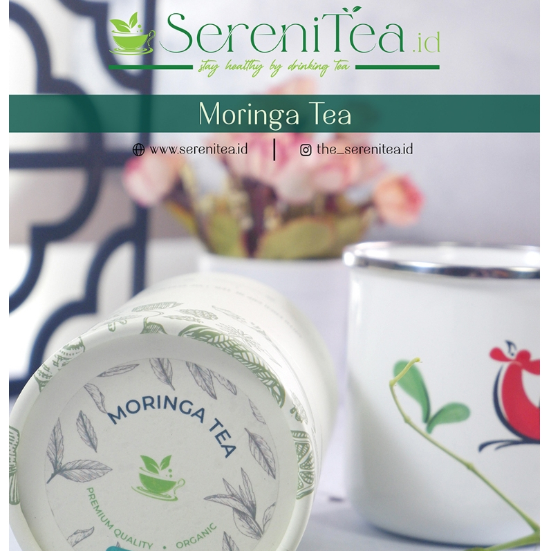 

Moringa Tea, Teh artisan campuran antara green tea dan daun kelor (Moringa)