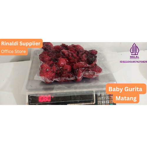 

Baby gurita matang/bahan cuka idako