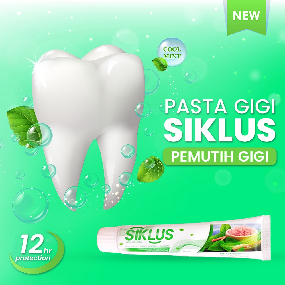 Odol Pemutih Gigi Dan Karang Gigi Siklus Penghilang Karang Gigi Ampuh 100% Original Gigi Putih