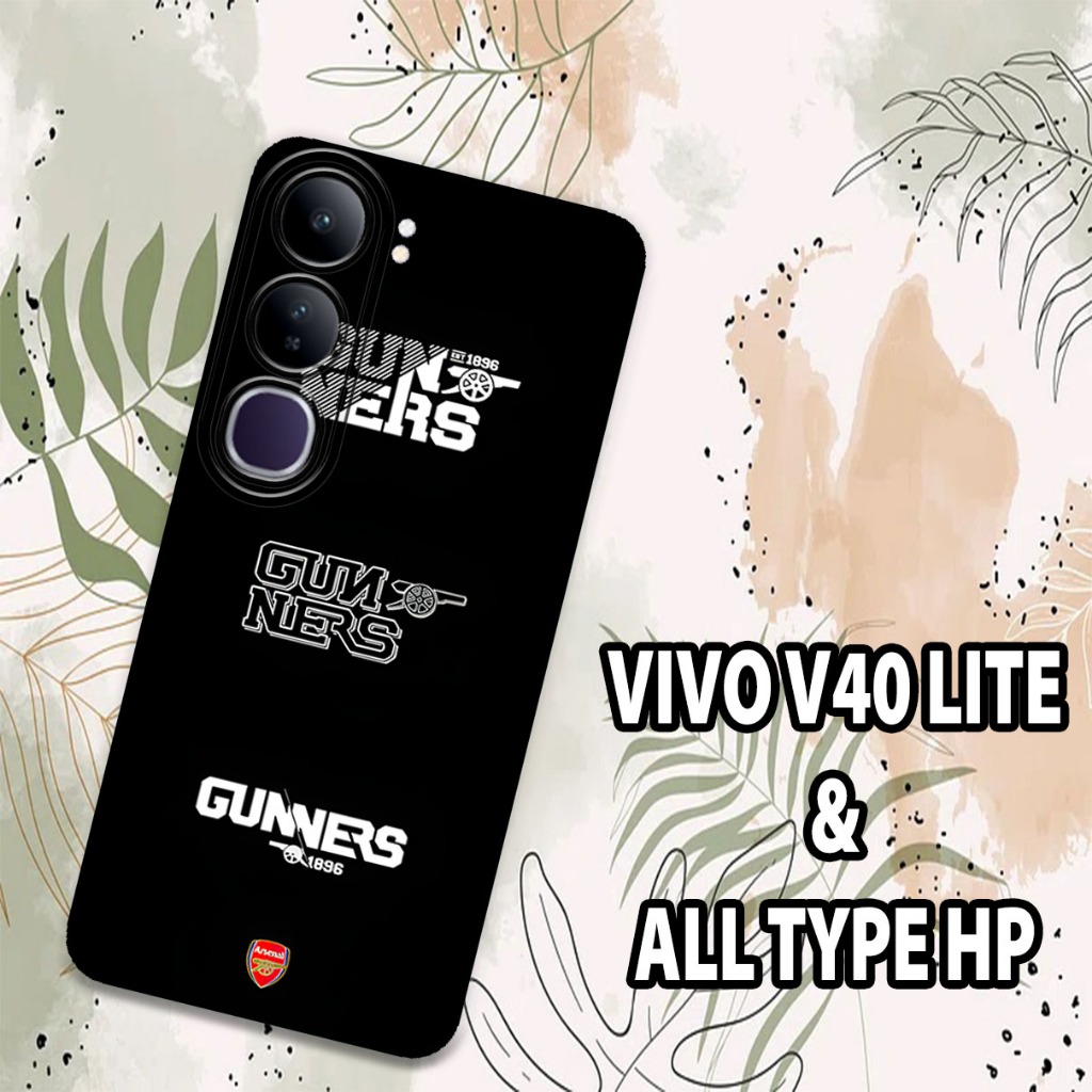 (GC32) Softcase karet Hp VIVO V40 LITE Terbaru 2024 | Case Motif Gambar Bola | Case VIVO V40 LITE Si