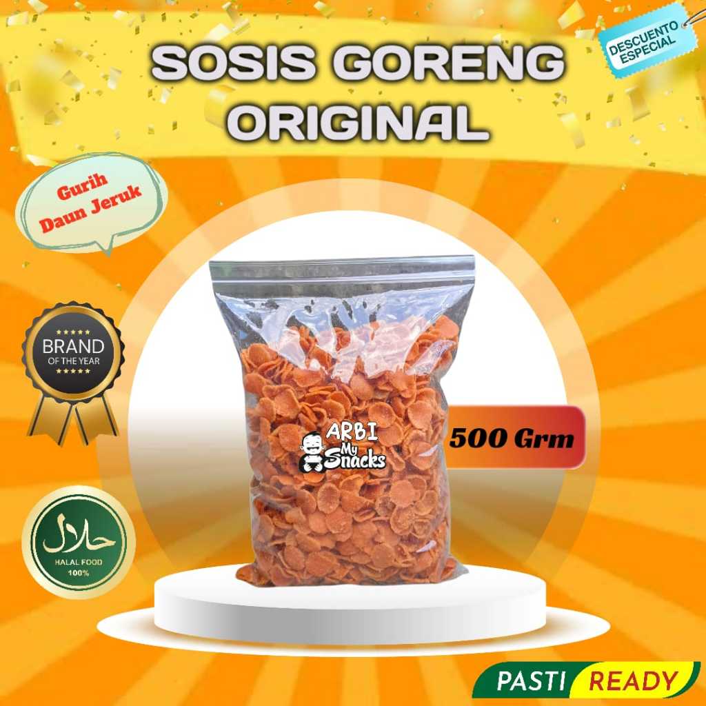 

SOSI GORENG ORGINAL BUMBU SPECIAL GURIH DAUN JERUK CEMILAN FOOD SNACK