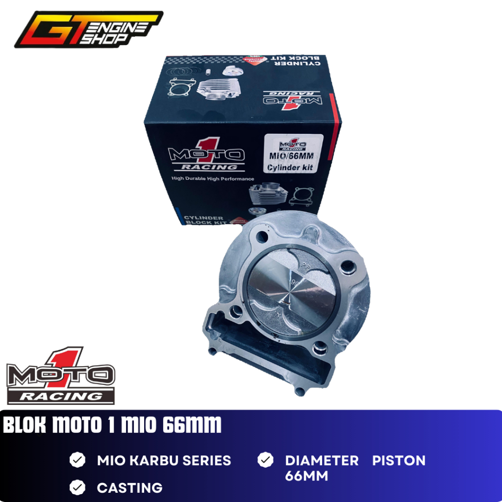 BLOK MIO 66MM MOTO 1 RACING BLOK MOTO 1 RACING MIO SPORTY MIO SMILE MIO SOUL 66MM