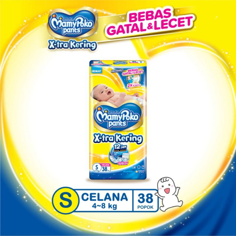 MAMY POKO PANTS X-TRA KERING CELANA S 11,S 22,S 38