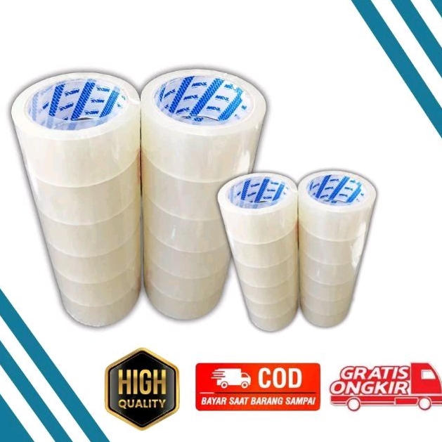 

Lakban Super Murah !!! Opp Max Transparan Uk 45 Mm X 80 Yard - Lakban Transparan
