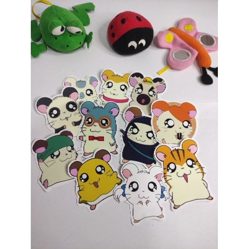 

11 Sticker Hamtaro / stiker gemoy / sticker laptop / Sticker lucu