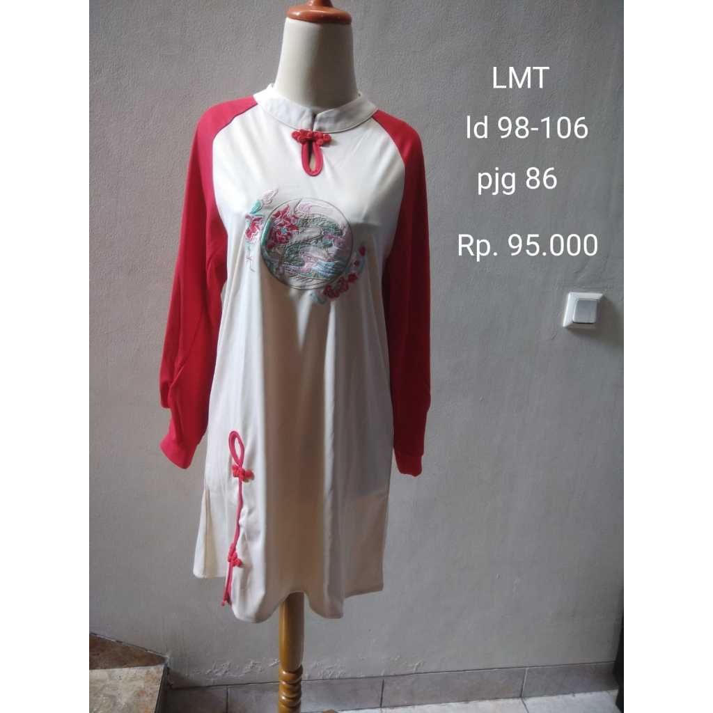 LMT Cheongsam Wanita Lengan Panjang