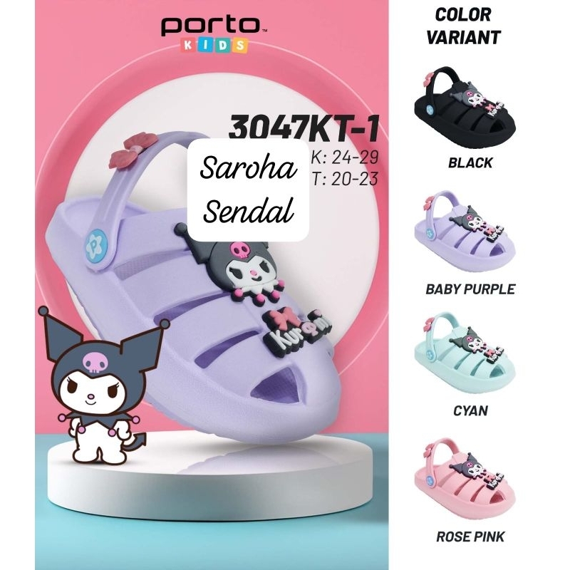 Sendal Baim Anak Perempuan Kuromi Porto