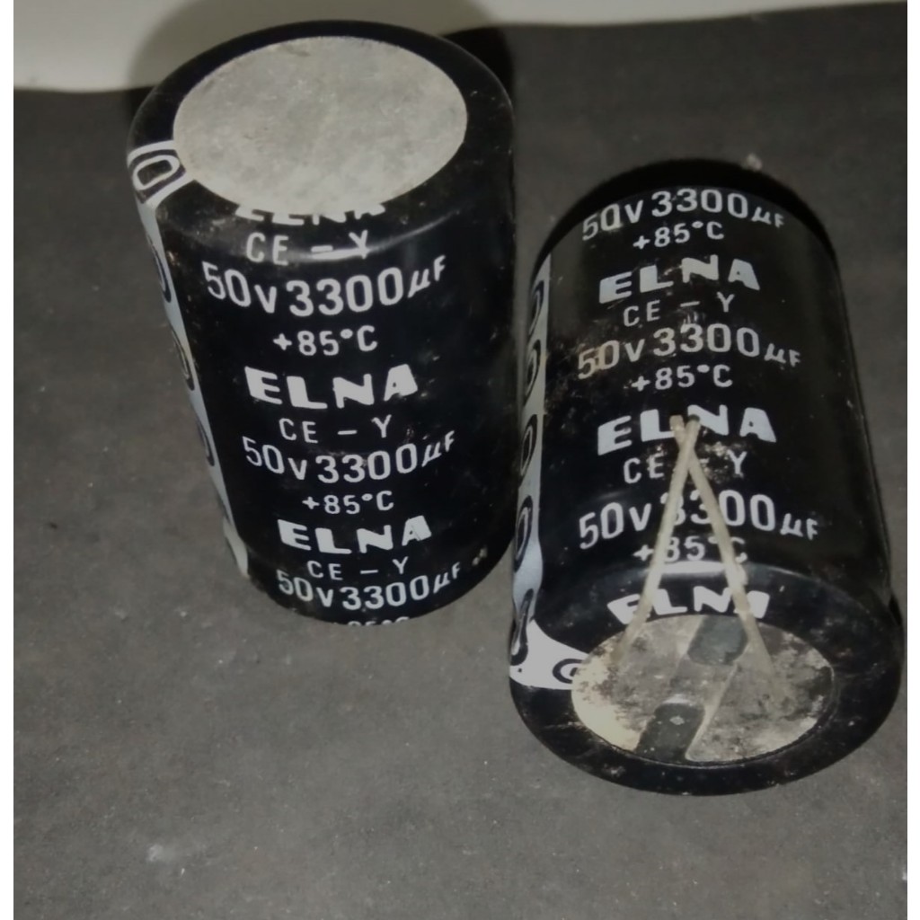 Elco Capacitor 3300uf 50v Elna - Original