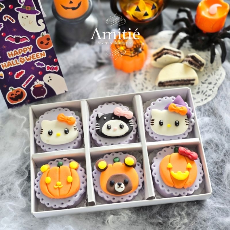 

Coklat Oreo Halloween Hello Kitty - 1 Box isi 6 / Coklat Karakter / Halloween Chocolate / Hadiah Ulang Tahun