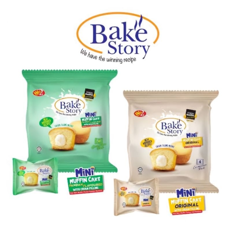 

Bakestory Muffin Cake Original / Pandan 20 gr x 10