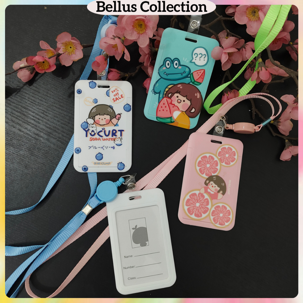 

ID CARD 2 SISI KARAKTER ✨RORO JUMP✨ - LANYARD - TANDA PENGENAL - NAME TAG LANYARD HOLDER PVC ID CARD