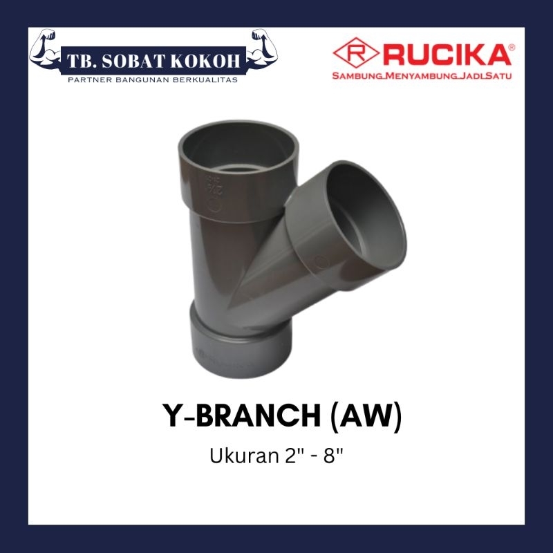 Y-BRANCH RUCIKA (AW) 4"x2" - 6"x3"