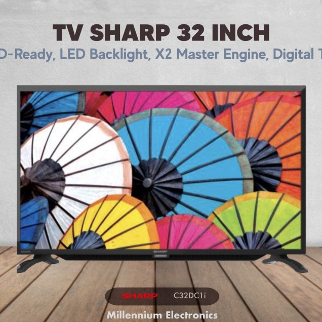 TV LED SHARP 32 INCH DIGITAL TV HD AQUOS 2T-C32DC1i C32DC1i 32DC1i