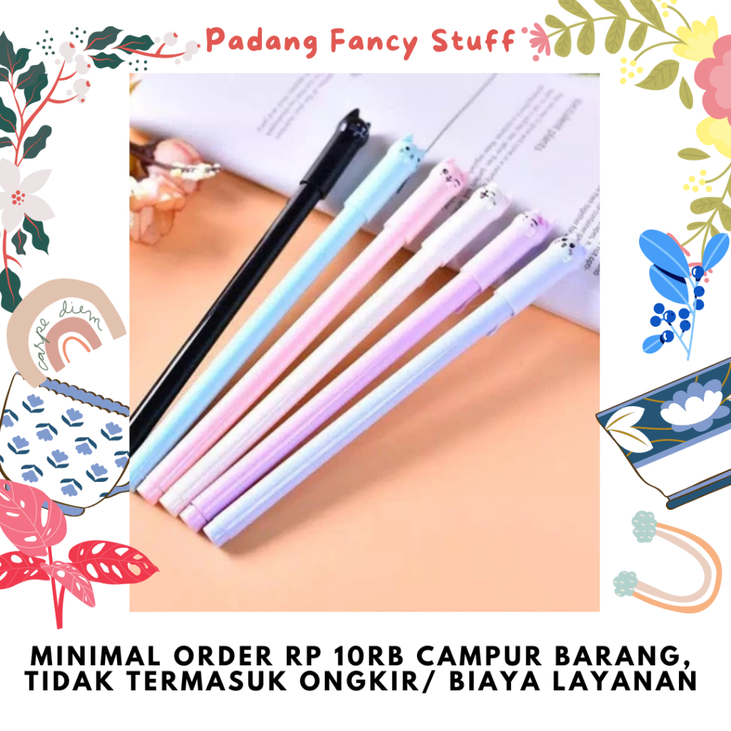 

PFS - 085 Pena Kucing Emoticon Pena Cat Karakter Lucu Stationary Alat Tulis Murah Import PADANG