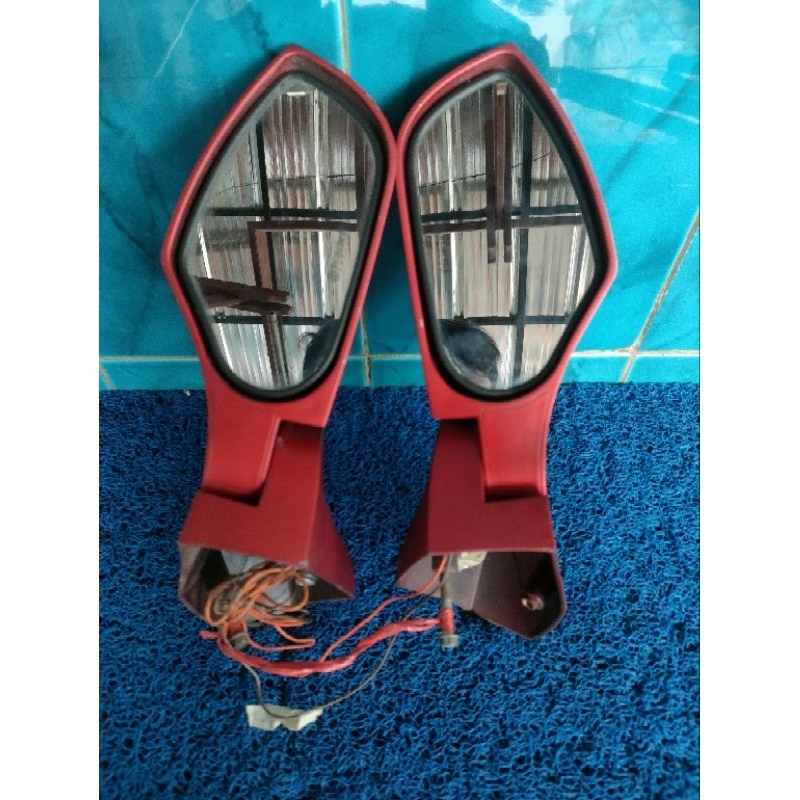 Spion Lipat Variasi Yamaha N Max N- Max Fullset Lampu Sein Runing Kanan Dan Kiri Original Spion Lipa