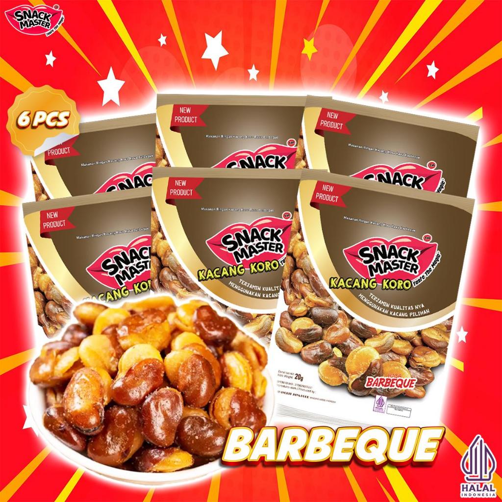 

[SNACK MASTER] Kacang Koro Kulit (20g X 6 PCS) oleh SNACK MASTER /Snack Cemilan / Jajanan Food