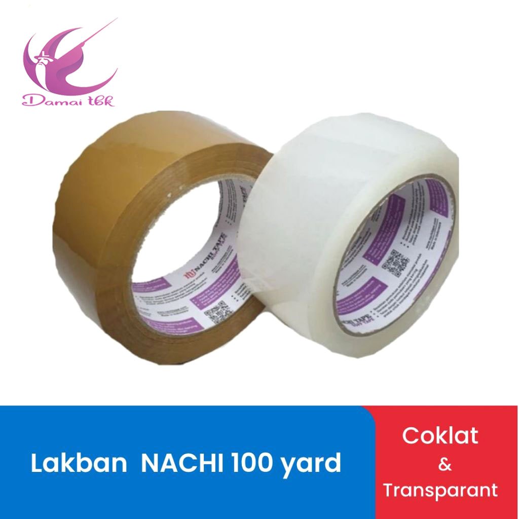 

Lakban Isolasi Tape Nachi 2 INCH x 100 yard