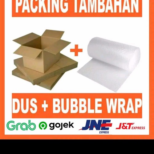 

Paking Tambahan Dus + Bubble Agar aman di perjalanan