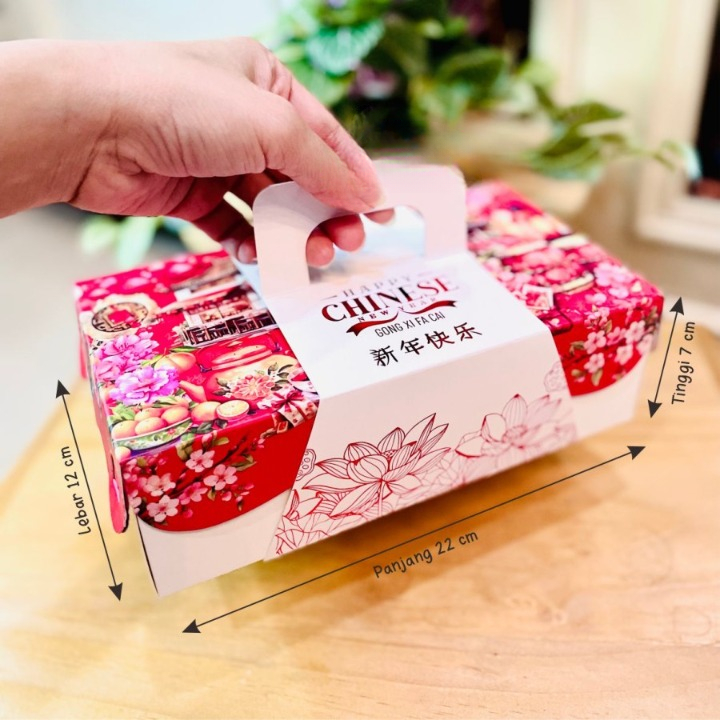 

Gable Box Imlek Dus Brownies Tenteng Packaging Souvenir 22 x 12 x 7 cm