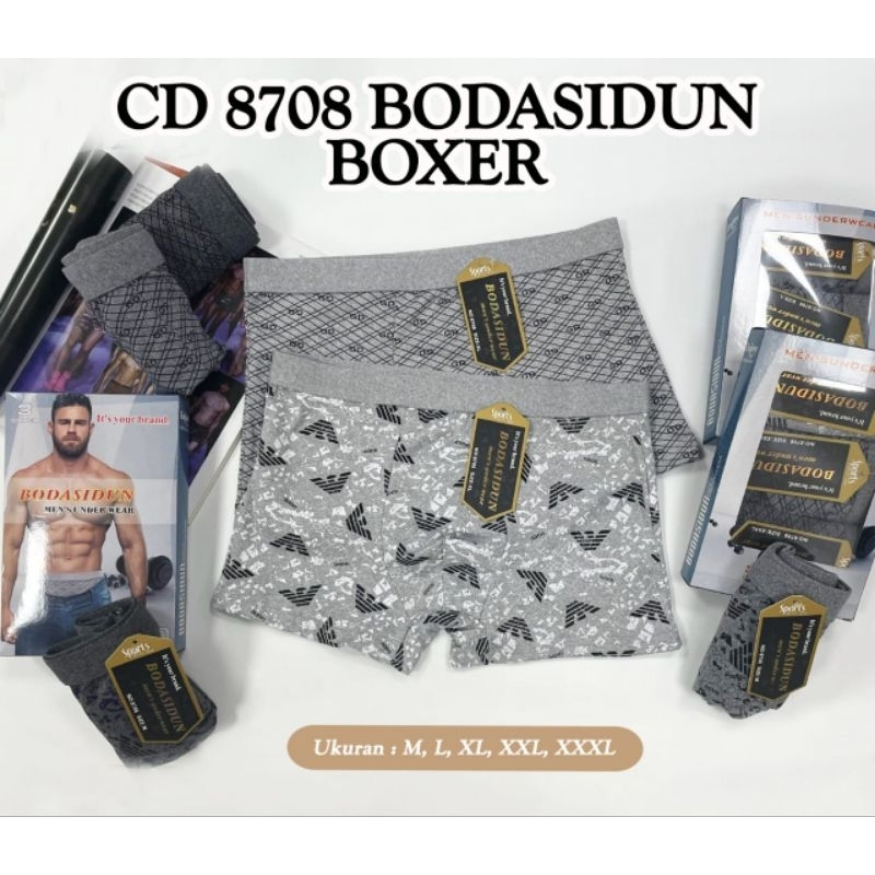 [ZDS] 3 CS CELANA DALAM CD BOXER BODASIDUN 8780 | REMAJA DEWASA SUPER COMFORT AND COMFY BEST SELLER 