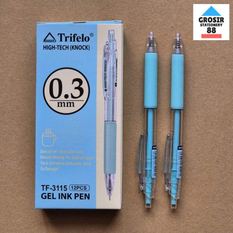 

Bolpoin Pen Hi Tech Trifelo 3115 0.3 mm Hitech ( 12 Buah )