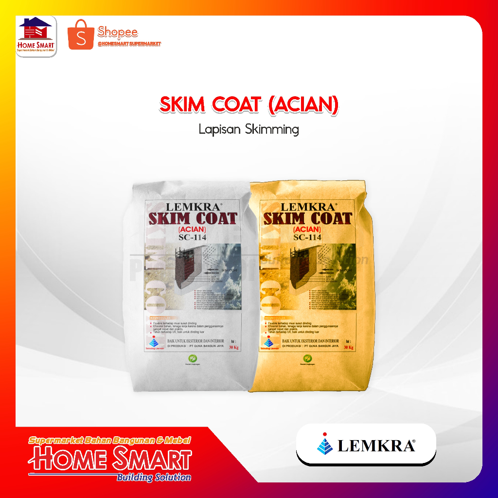 LEMKRA SKIM COAT SC 114 ACIAN - 30KG