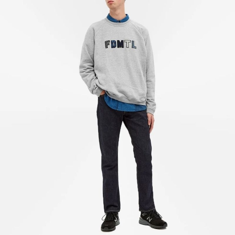 FDMTL Fundamental Sashiko Logo Sweatshirt