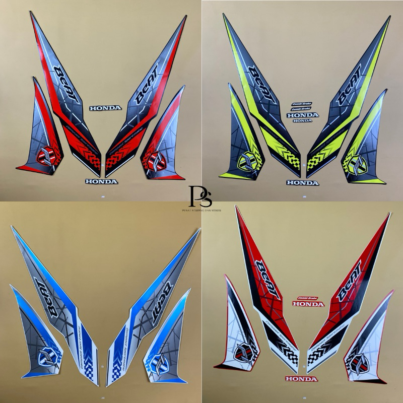 STRIPING STIKER BODY ORI HONDA BEAT FI ESP 2016 2017