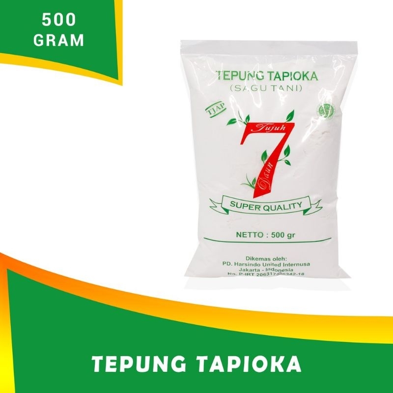 

Tepung Tapioka 7 Daun 500gr