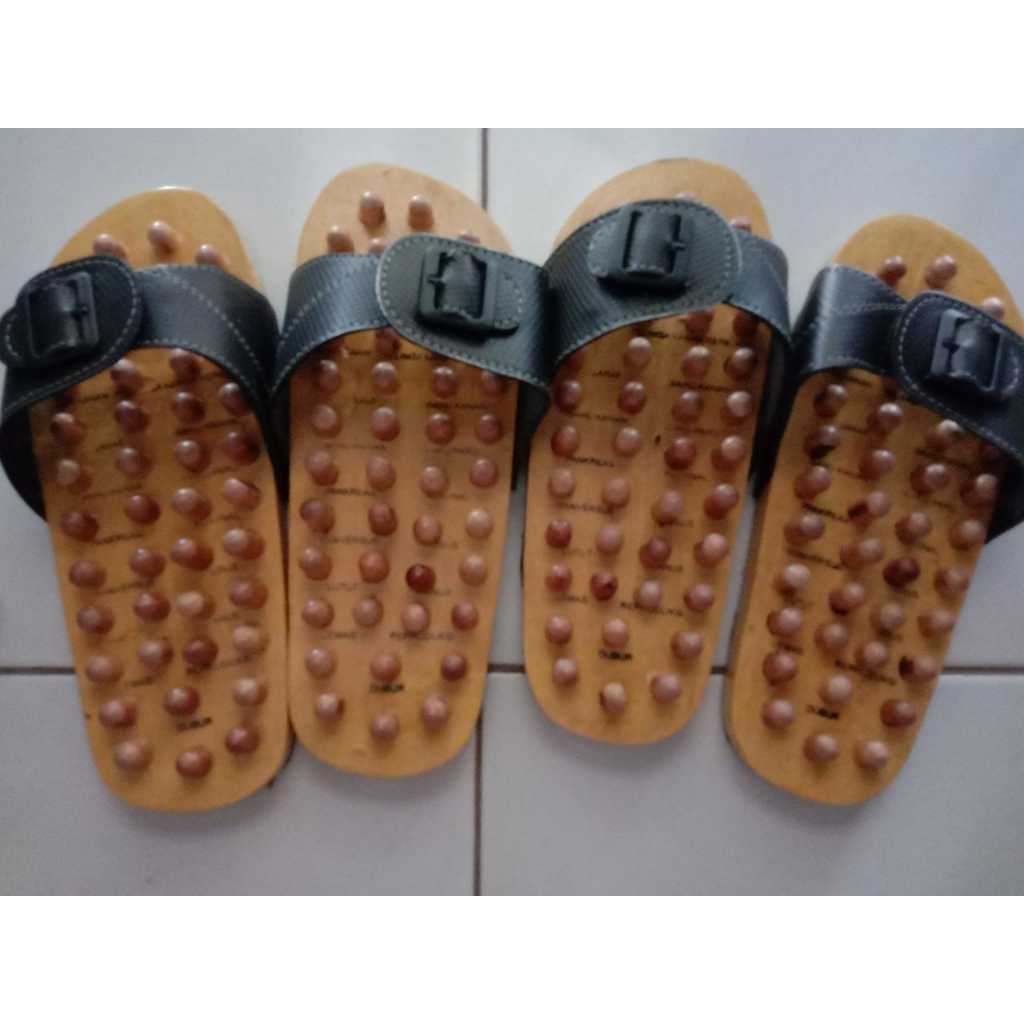 READY Sandal Rematik / Sandal Kesehata Kayu / Sandal Rematik Kayu Kesehatan