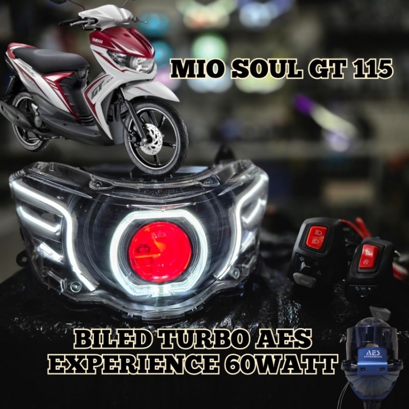 PROJIE PROJECTOR BILED AES TURBO EXPERIENCE 60WATT MIO SOUL GT 115