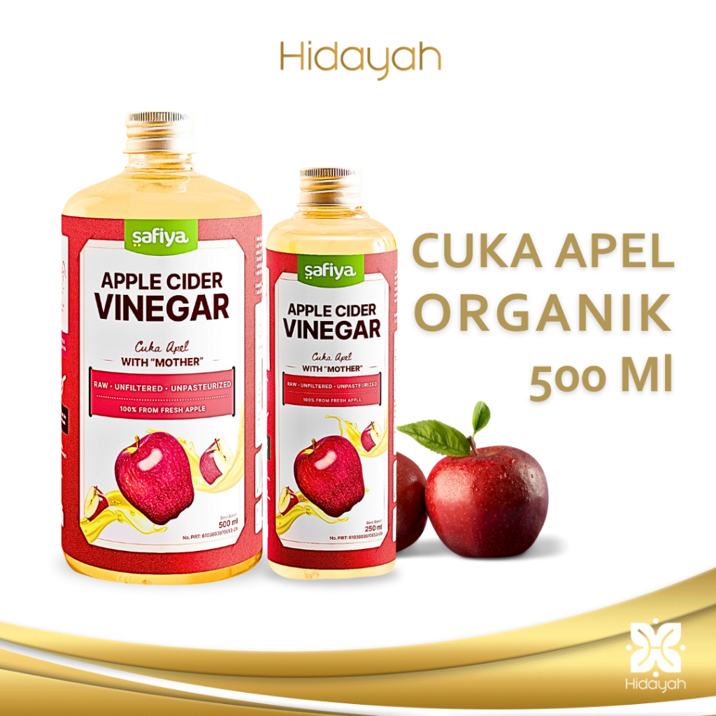 

Cuka Apel Safiya 500 Ml Original Apple Cider Vinegar Diet Detox Organik