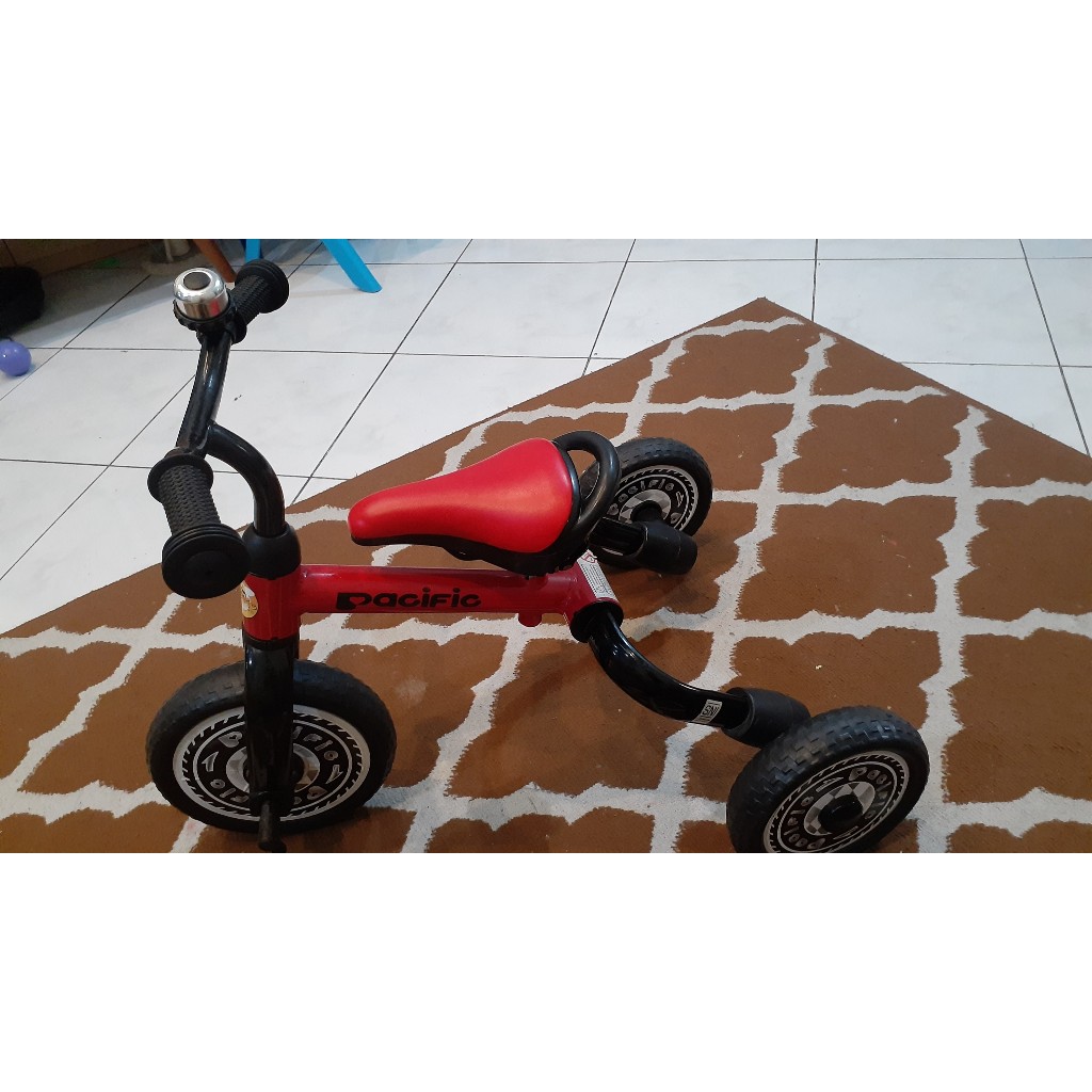 PACIFIC BABY TRICYCLE | SEPEDA RODA TIGA ANAK | BALANCE BIKE LMX- 805C PRELOVED