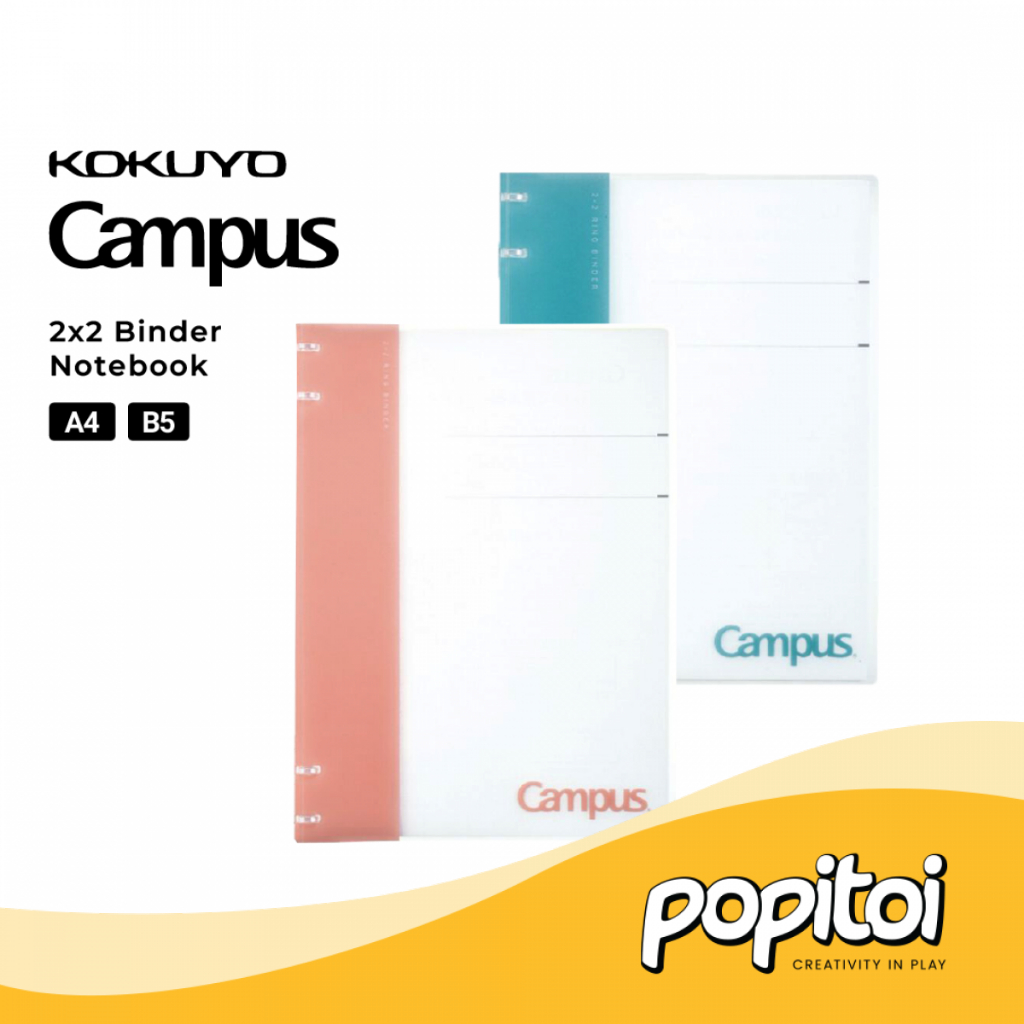 

Kokuyo Campus L-NP134 NP704 Binder Notebook 2x2 Ring A5 B5
