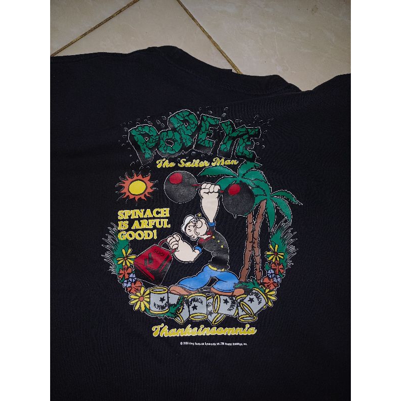 Thanksinsomnia Popeye Tee 2020 limited edition