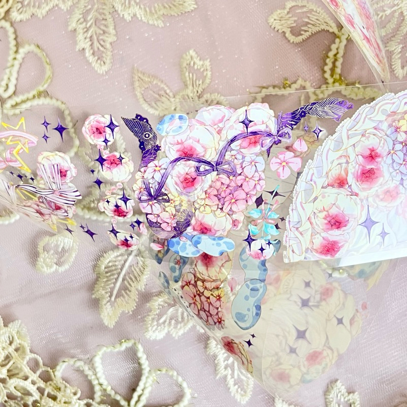 

(Kiricart) ZERO Aesthetic Pinkish Fish PET Sticker Aesthetic / Journaling / Scrapbooking / DIY / Art and Craft