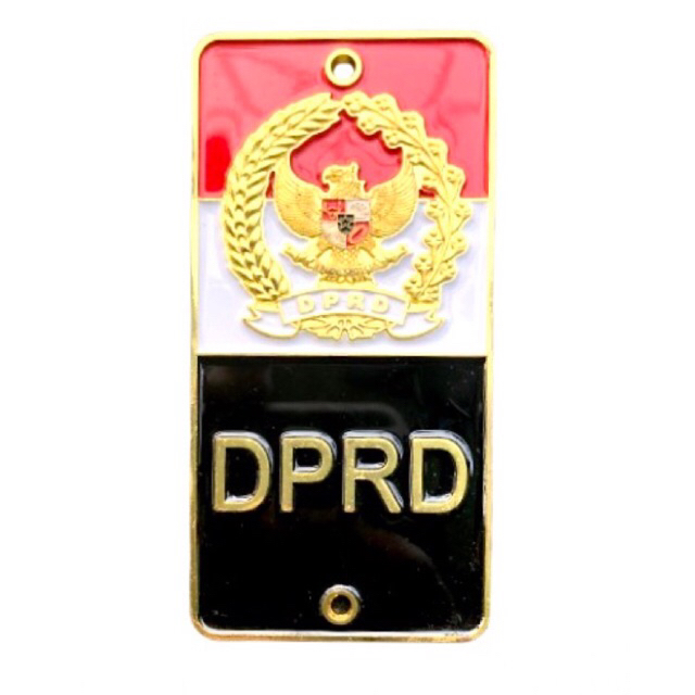 PLAT MOBIL EMBLEM LOGO DPRD KUNINGAN PREMIUM
